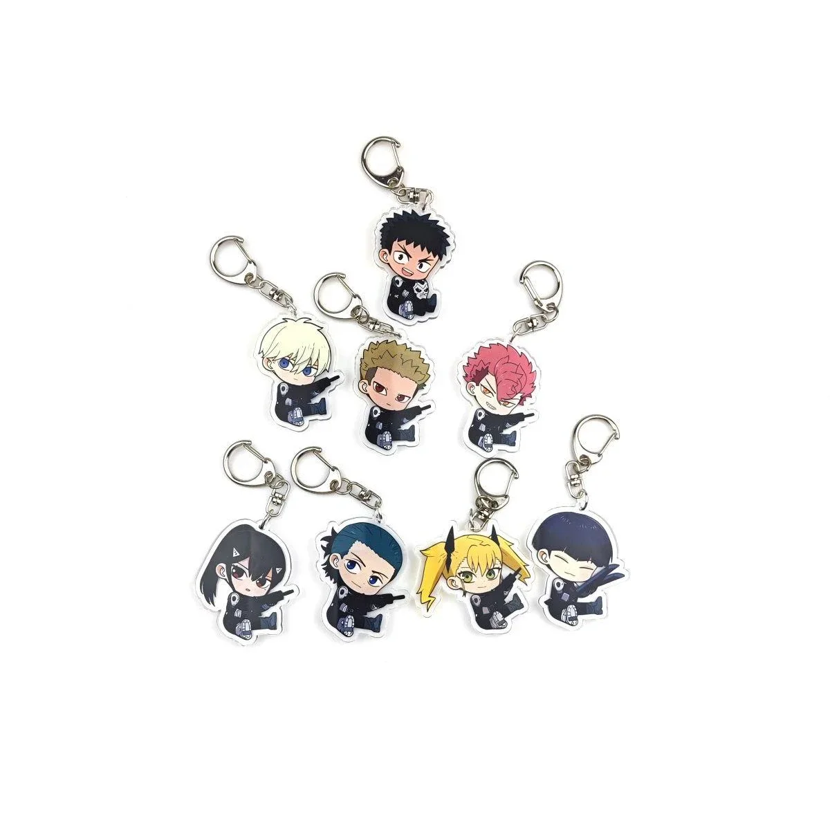 

Kaiju No. 8 Acrylic Anime Pendant Keychains Holder Car Key Chain Key Ring Mobile Phone Bag Hanging Jewelry Gifts Accessories
