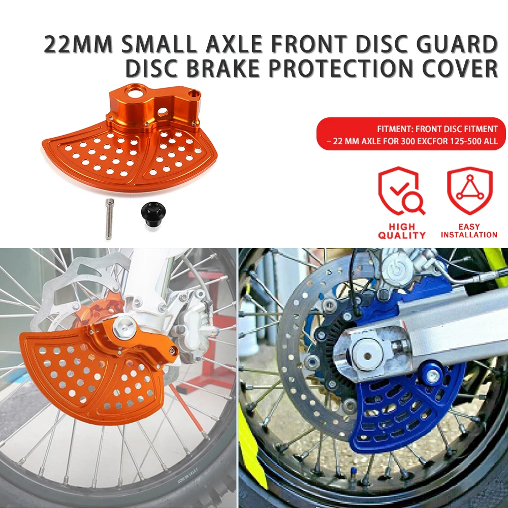 22mm Axle Guard Front Brake Disc Rotor Brake Disc Guard Protector Cover FOR HUSQVARNA TE125 TE250 TE300 TC125 2014 2015 2016 TE