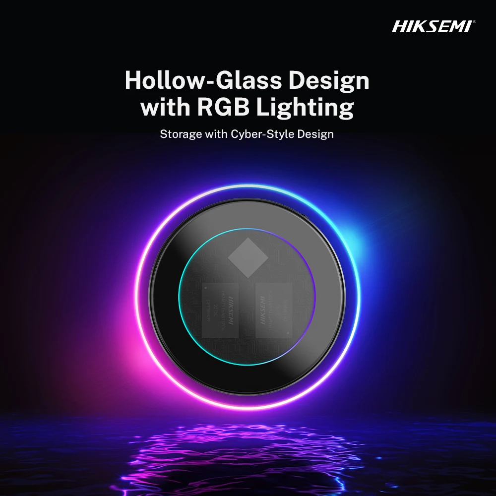 HIKSEM 1TB M.2 2230 NVMe SSD Enclosure - USB-C 3.2 Gen2 10Gbps, MagSafe, Compatible with iPhone 16 Pro Max ProRes & MacBook