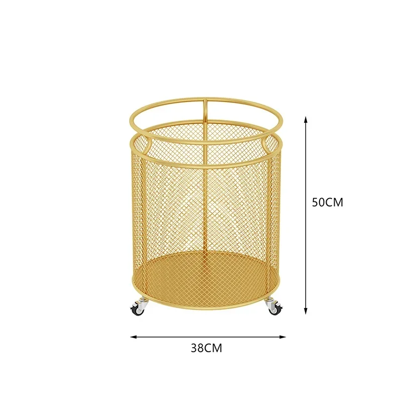 

YY Household Light Luxury Dirty Clothes Storage Basket Bathroom Laundry Baskets