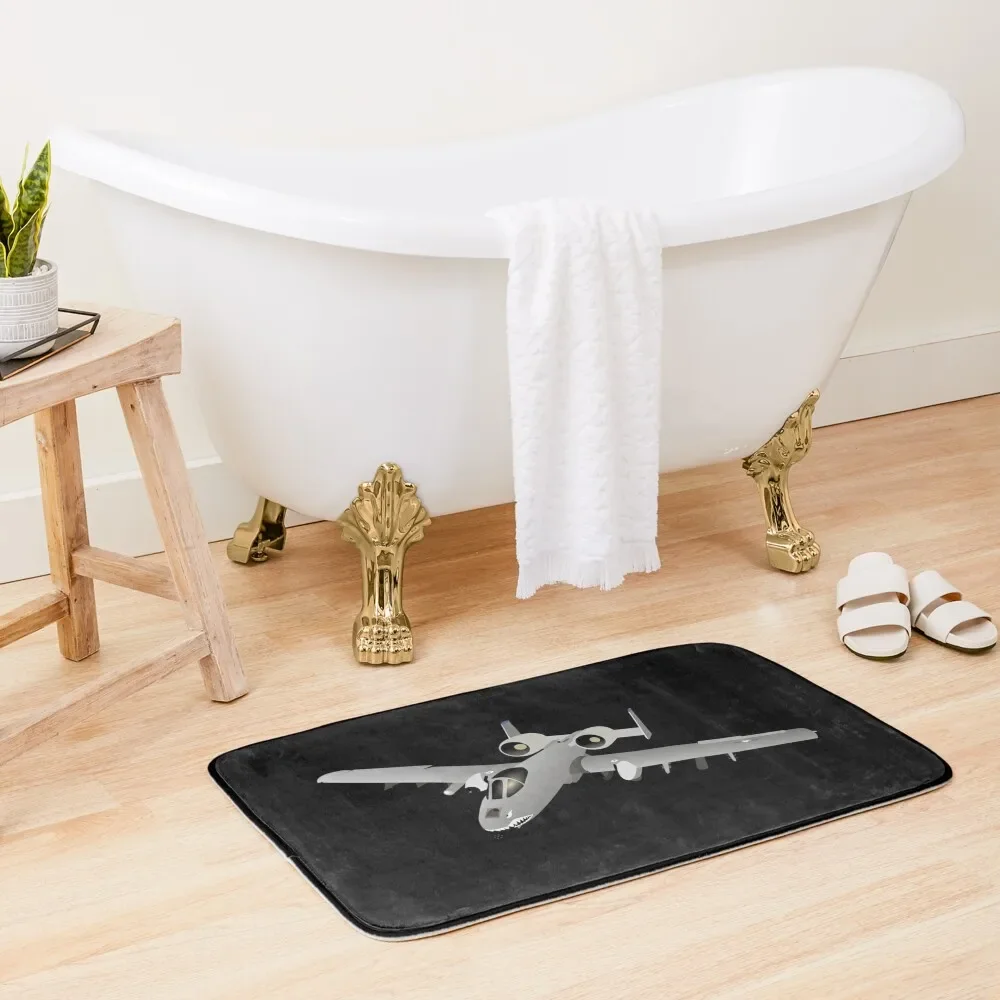 American A-10 Warthog Jet Aircraft Bath Mat Bath Accessories DoorEntrance Door DoorFor Entrance Door Mat