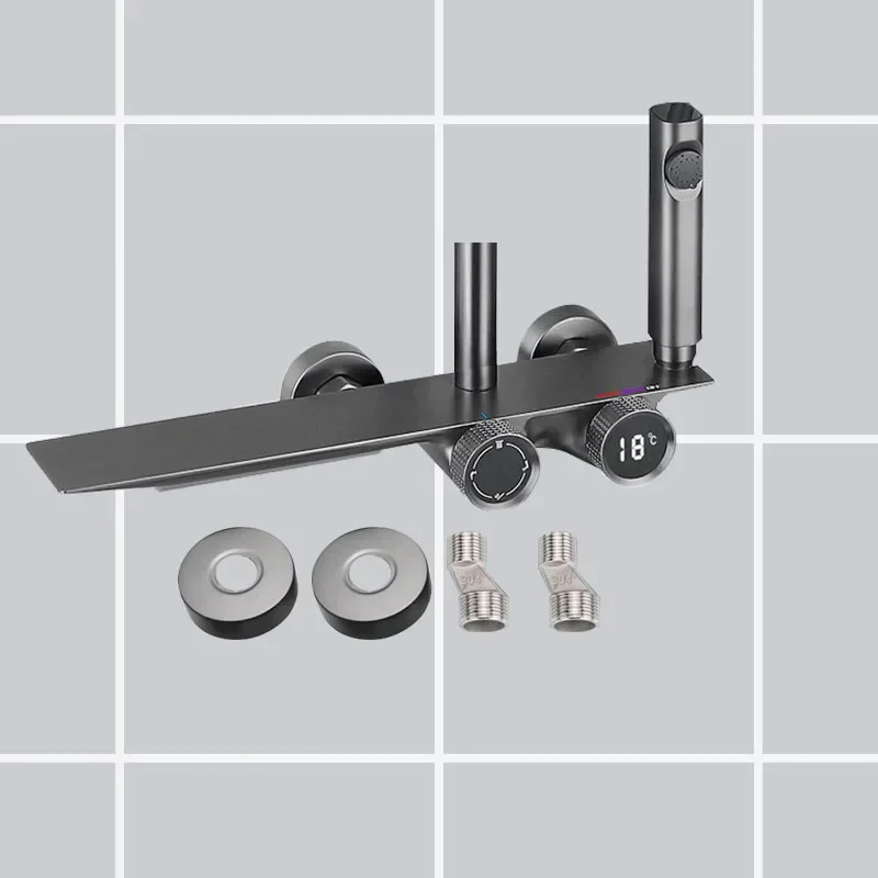 Смеситель для душа латунный, с термостатом