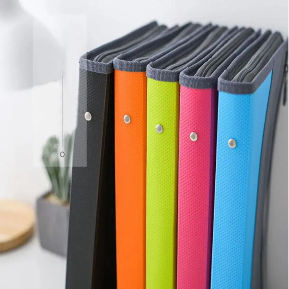 Durable Waterproof Expanding Folder Wear Resistant Safe Storage File Folder 13 Pocket Large Capacity Document Bag Office