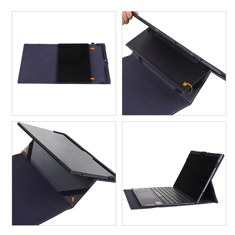 Imagem -04 - Tablet Capa Protetora para Lenovo Laptop Bolsa Capa para Xiaoxin Duet 2023 Iau7 2023 Ideapad Duet 12iru8 12iau7 5i 12.4