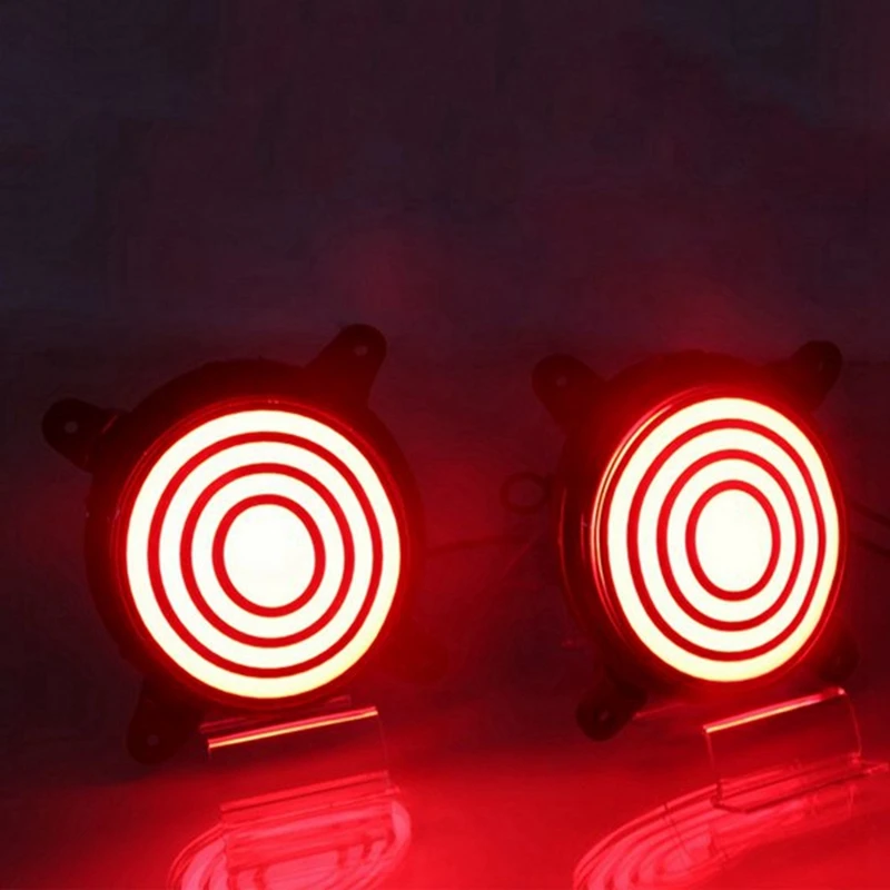 

2Pcs for I10 Reflector Brake Lights Two-Function Rear Bumper Tail Light Running Light Reflector Brake Lights