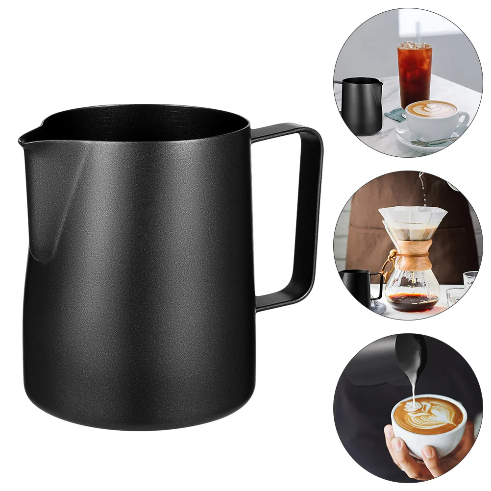 

2 Pcs Stainless Steel Cup Milk Frothing Pitcher Frother Espresso Coffee Pot Cappuccino Cups Home