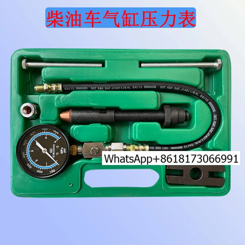 

D-iesel Vehicle Cylinder Pressure Gauge, Multi-functional Engine Cylinder Pressure Gauge for Trucks