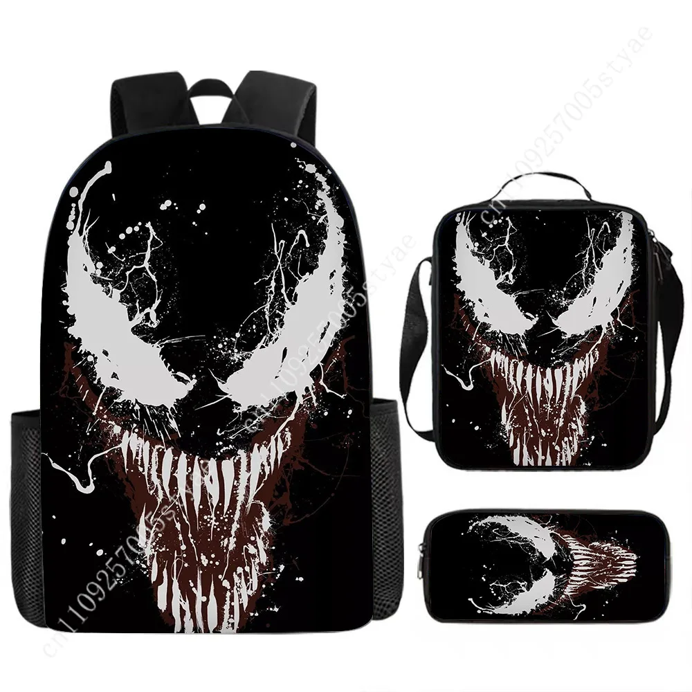 

Новый набор рюкзаков Marvel Venom для мальчиков — модный и стильный комплект сумок через плечо (включает пенал и термосумку для обедов)