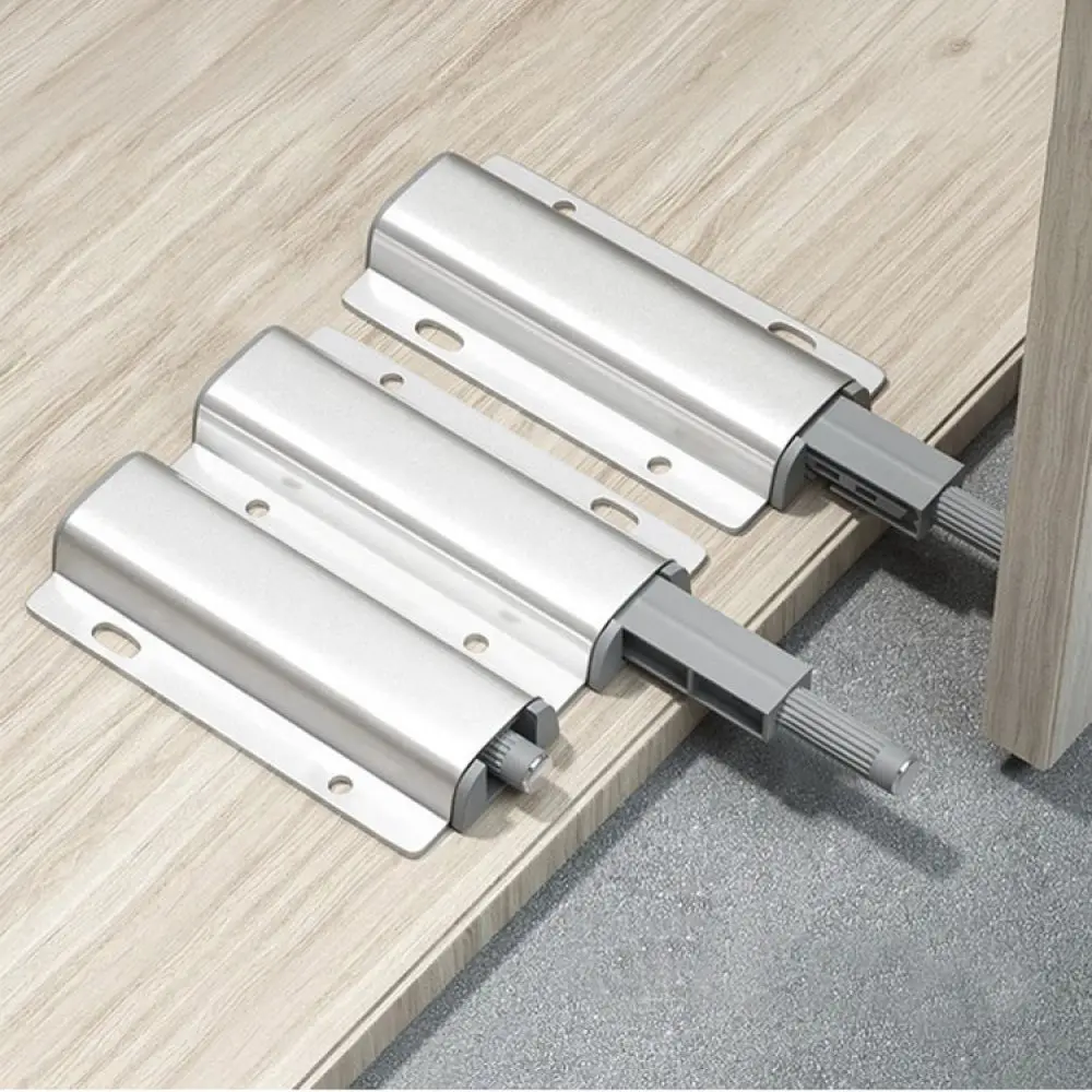 Magnetic Push To Open Cabinet Latch Aluminum Alloy Touch Release System For Modern Kitchen Cupboard Wardrobe Door Damper