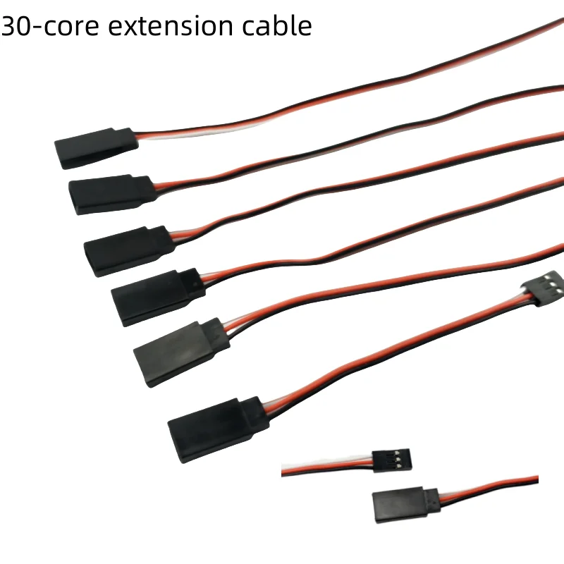 10pc 100mm 150mm 200mm 300mm 500mm 600mm 1000mm RC Servo Extension Cord Cable Wire Lead JR For Rc Helicopter Rc Drone