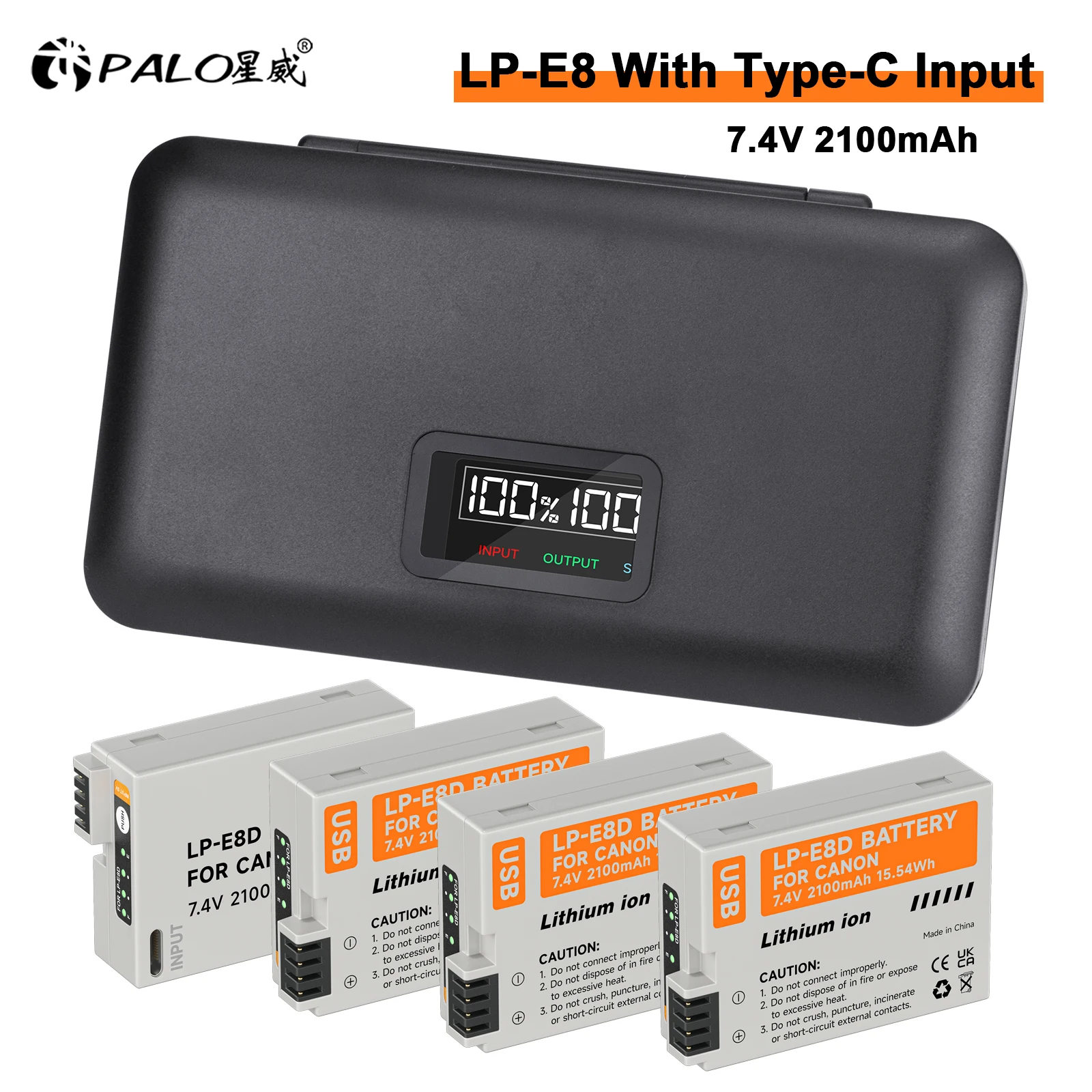 Palo LP-E8 LPE8 Usb…