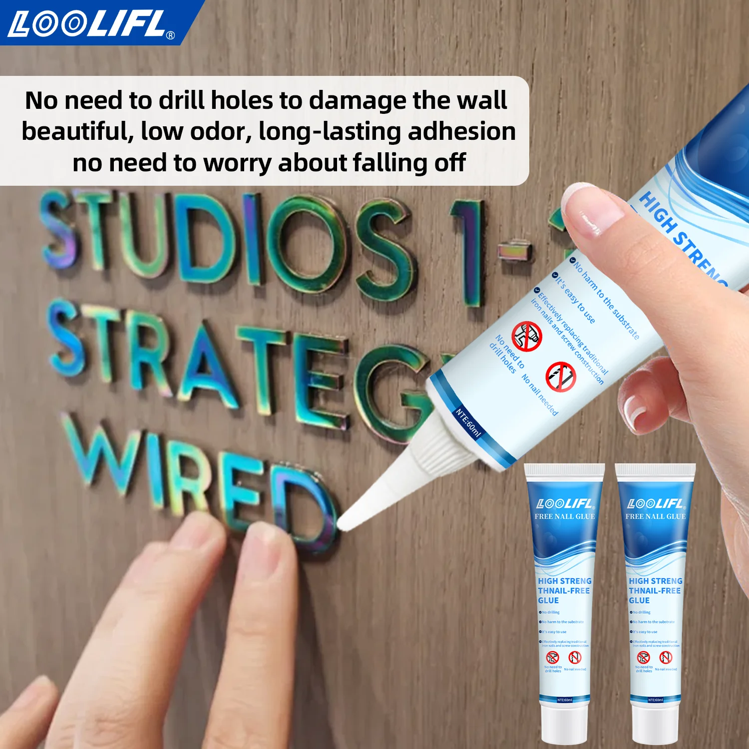 

Универсальный клей-герметик, быстросохнущий, сверхпрочный фиксирующий герметик, клей без гвоздей, стеклянная плитка, металл, керамика, универсальное склеивание