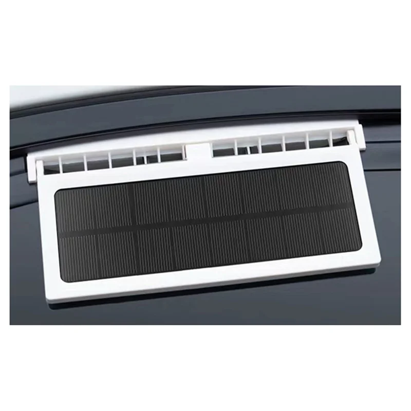 Solar Car Fan Exhaust Fan Air Circulation Cooling And Heat Dissipation High Wind Power 2 Head Ventilation Fan