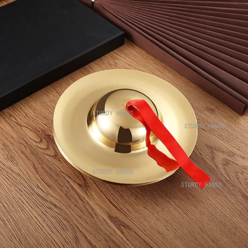 Copper cymbal musical instrument Dachaha Temple Buddhist ceremony supplies Musical instrument set with a gong