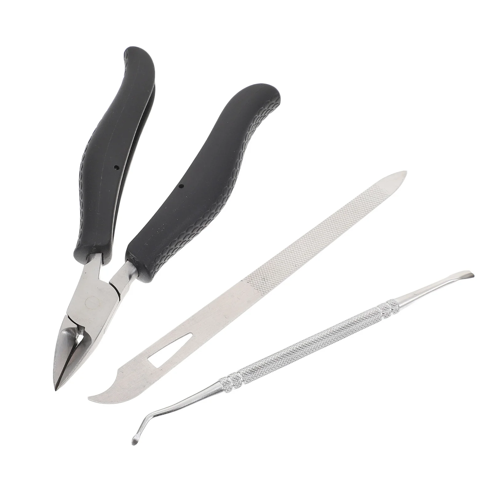 1Set Stainless Steel Dead Skin Plier Set Professional Nail Trimming Tool for Cuticle Toenail Groove Deep Clean Long-Lasting Nail