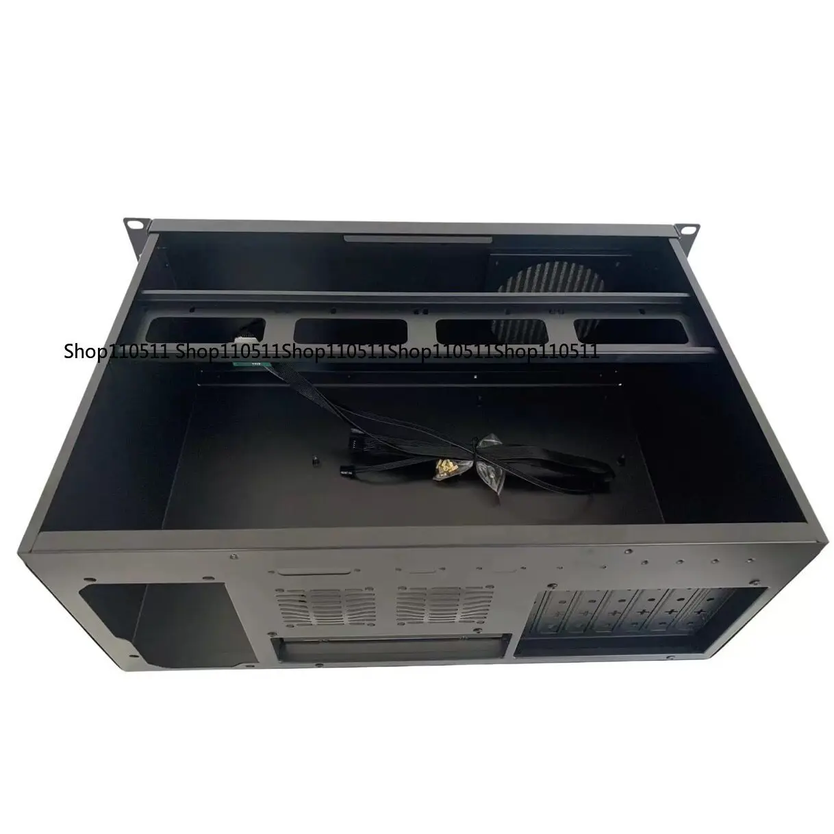 4U industrial control chassis 4U300 thickened server chassis supports E-ATX main board mute, dustproof and heat dissipation