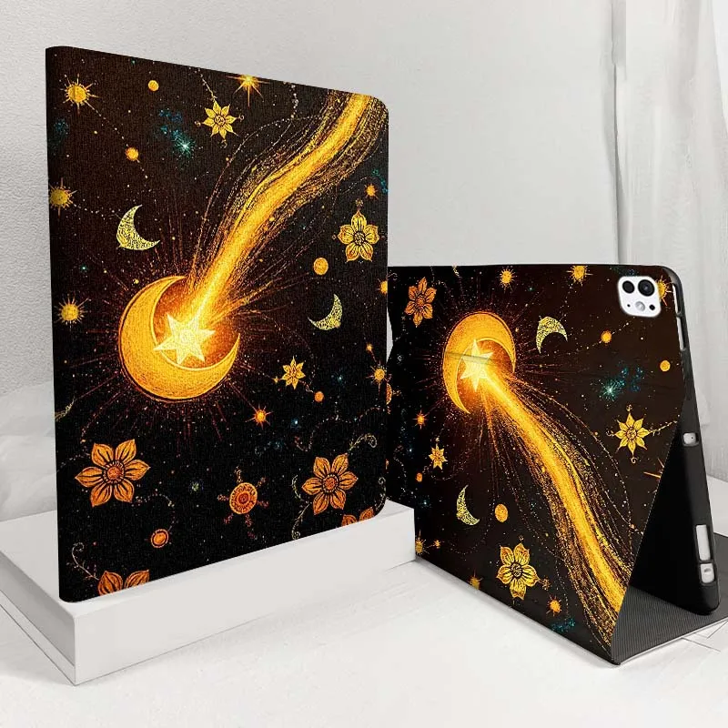 

Чехол для планшета «Звездная ночь» с подсолнухом для iPad Pro Air 5, 4, 3, 13, 11, 8, 7, 6, 5, 10, 7, 6, 10,5 12,9 10,9