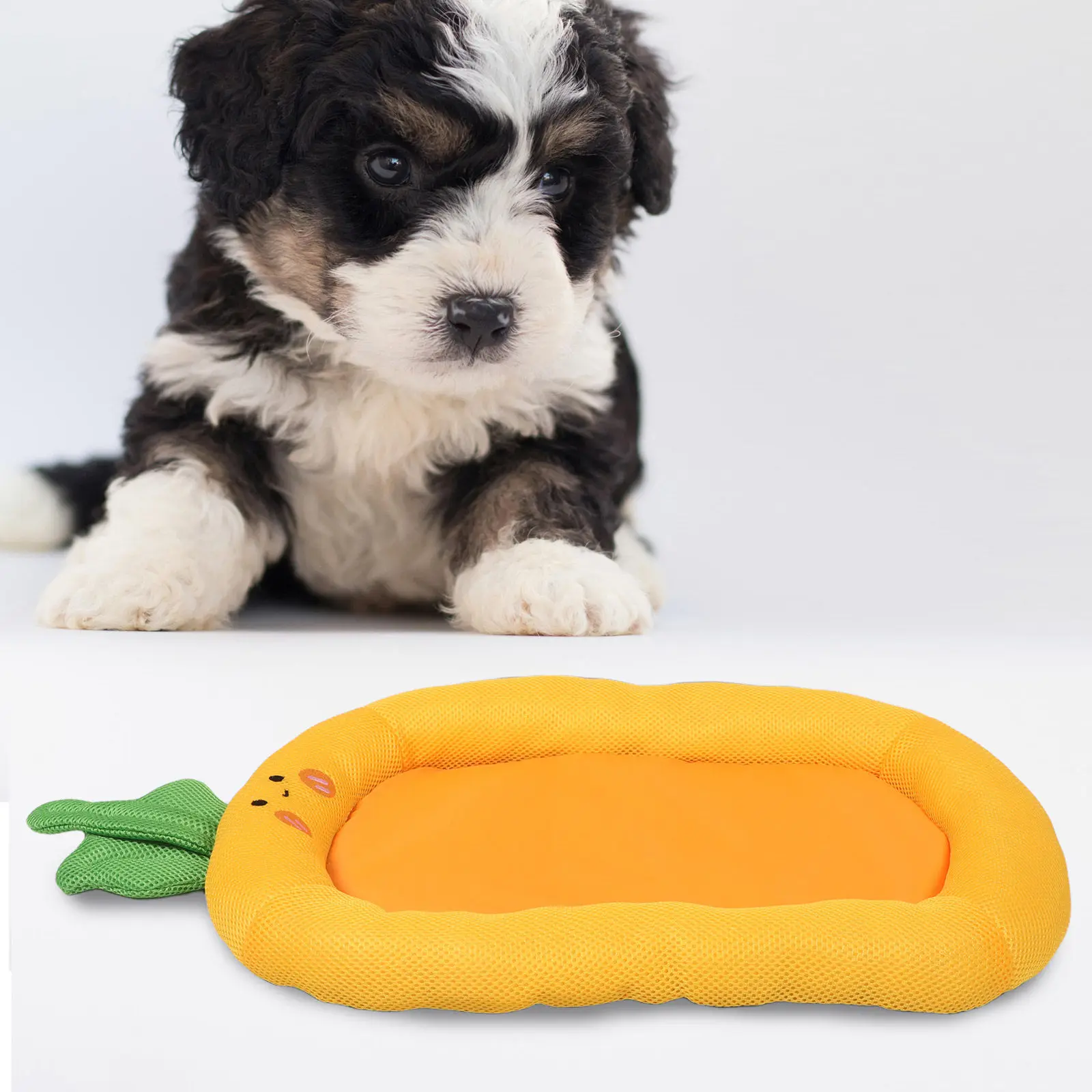 Pet Sleep Cushion for Small to Medium Dogs and Cats Breathable Cooling Dog Bed Pad Stylish Animal Sleeping Mat Indoor Use