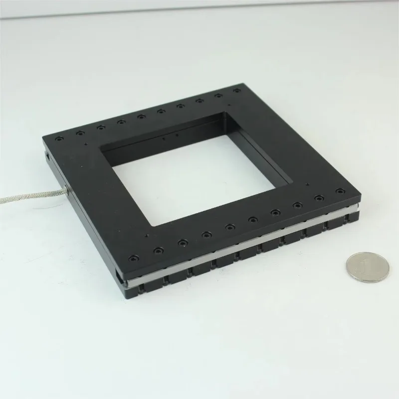 N52  Linear Piezo Motor X Axis 90mm Travel Nano-resolution Pzt Drive Micrometer Precision Positioning Stage with Aperture