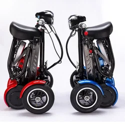 Foldable Disabled  Golf 350w 15Ah Long Range Handicap 4 Wheel Electric Mobility Scooter for Elderly Adult