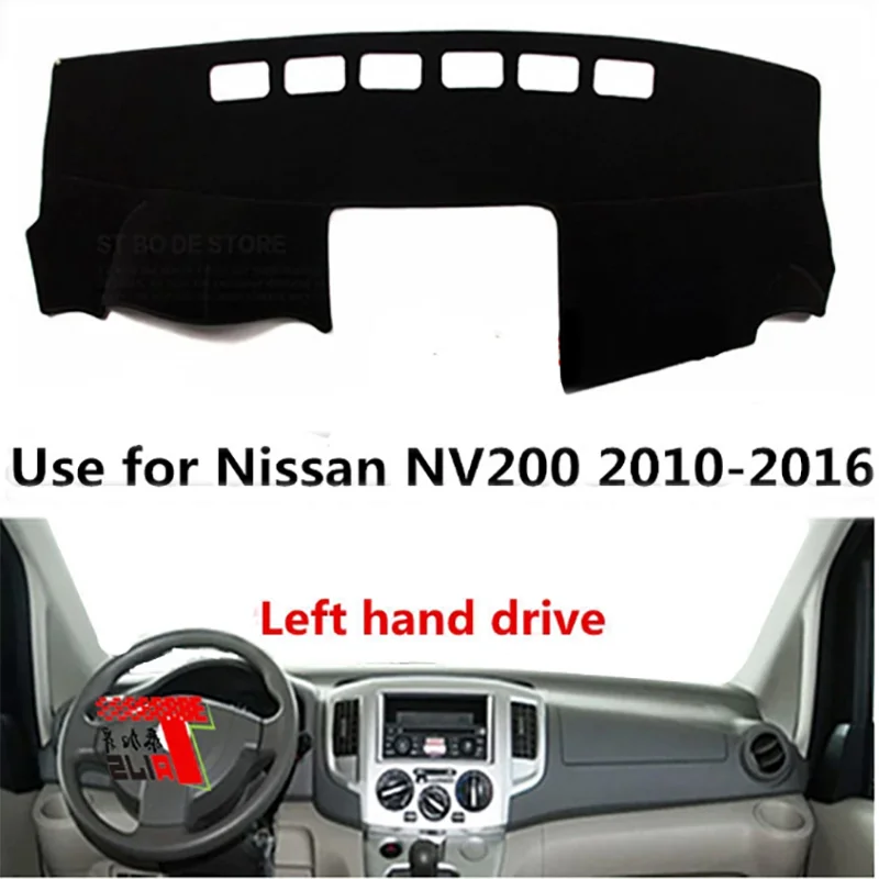 

TAIJS factory high quality Suede dashboard cover for Nissan NV200 2010-2016 Left hand drive hot selling product