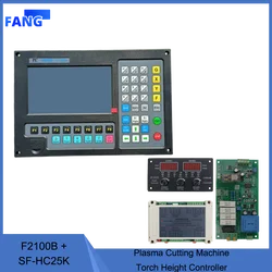 CNC Plasma Lifter Kit F2100B+SF-HC25K 2 Axis Plasma Cutting Machine Torch Height Controller