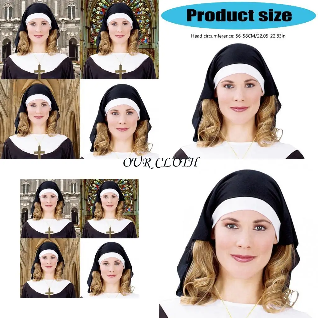 نون أزياء أغطية نون القبعات لدور عيد الهالوين لعب قبعات عقال نون Y1AC