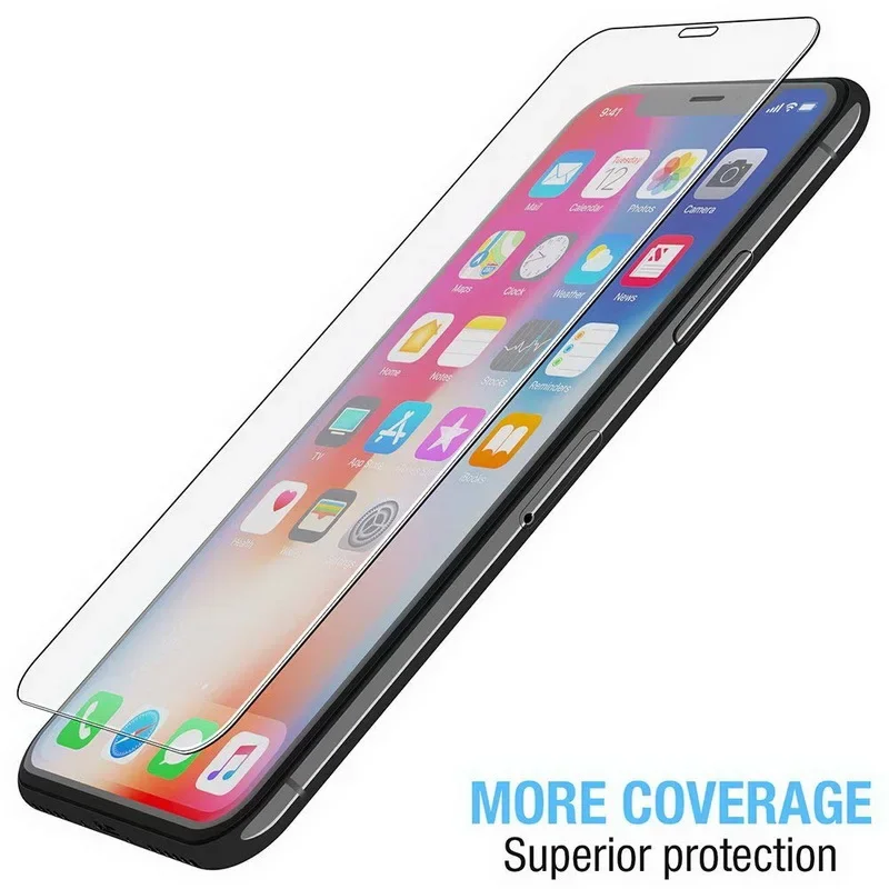 Tempered Glass Screen Protectors Screen Glass Cover Film Protector for iphone X XS 11 Pro Max XR 6 7 8 Plus SE 2020 1/2/4/8 PCS