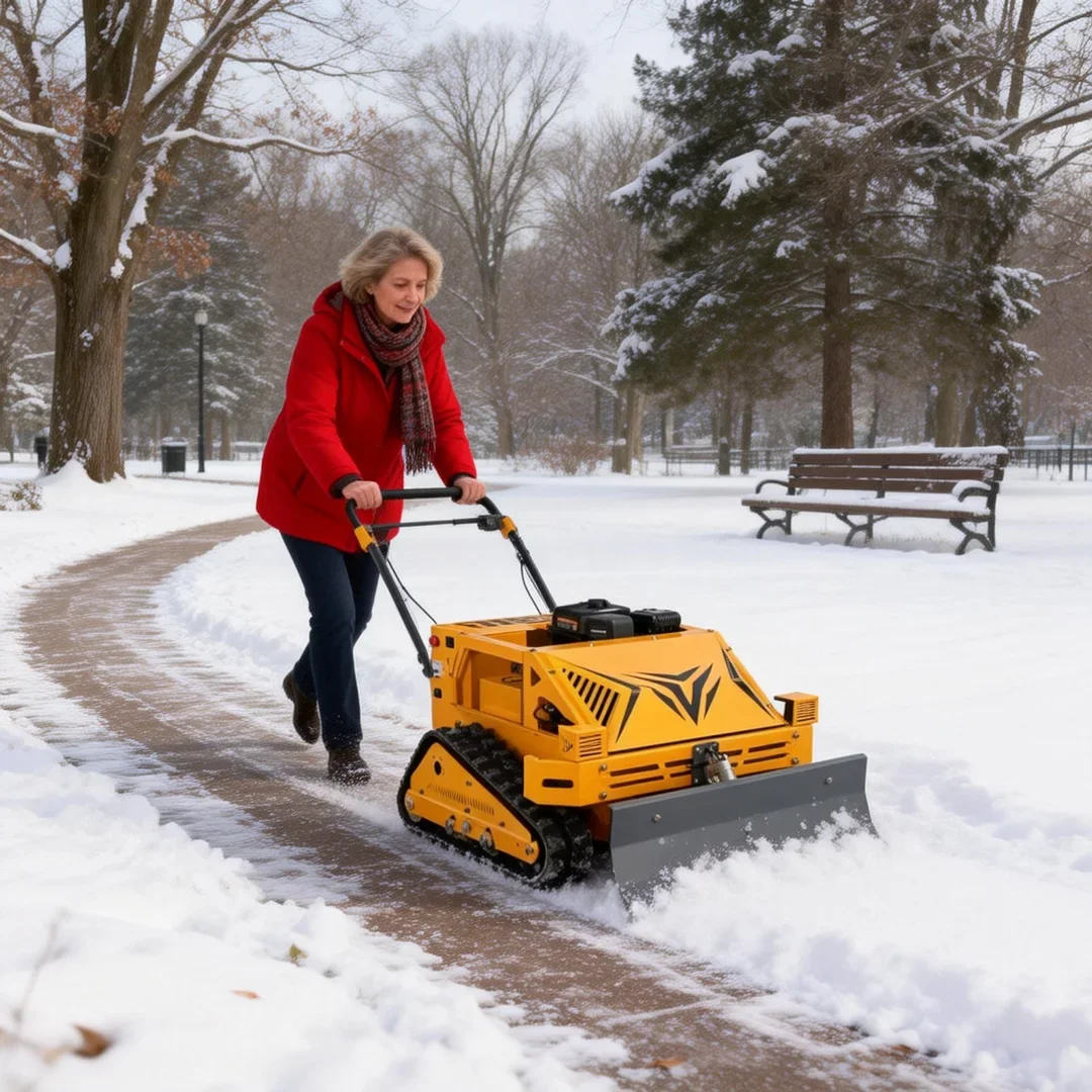 

Настраиваемая по высоте регулируемая газонокосилка-измельчитель 2-в-1 для прополки и уборки снега, сертифицированная CE/EPA, с беспроводным управлением
