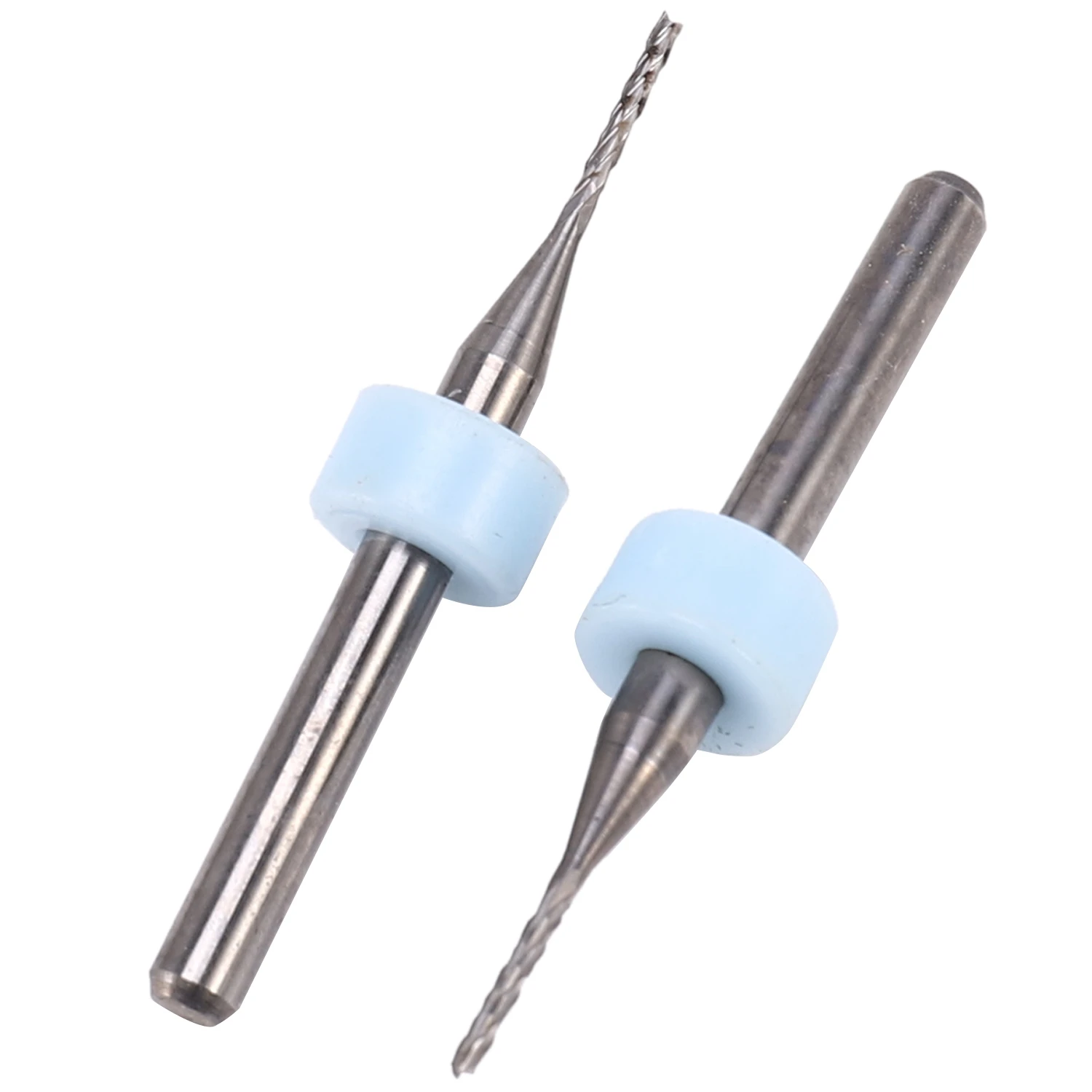 Unique! 10Pcs Pcb Milling Cutter 1Mm Fish Tail Milling Cutter Corn Milling Cutter Tungsten Carbide Mini End Mill Engraving Cnc