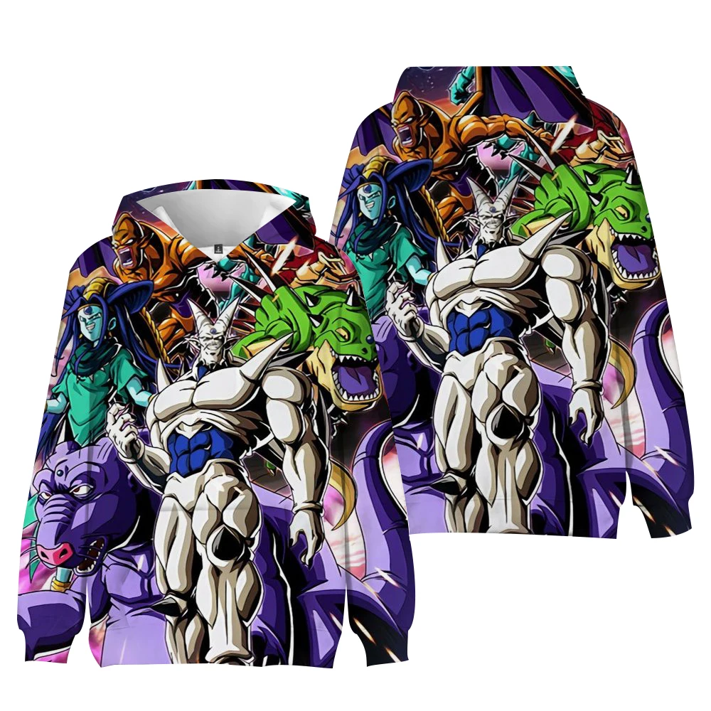 2024 New Dragon Ball Z Son Goku 3D Printed Spring Aututumn Casual Sweatshirts Fashion Pullover Hoodies Streetwear Tops