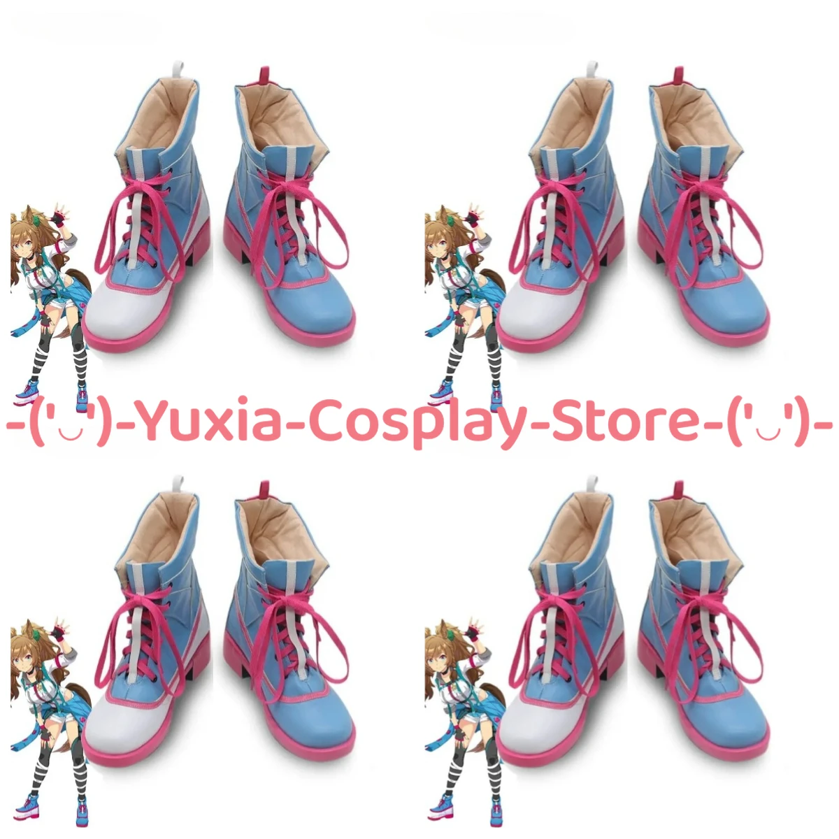 

Yuxiacosplay! OP Blast Cosplay Shoes Anime Game Character Prop PU Leather Boots Halloween Carnival Party Costume