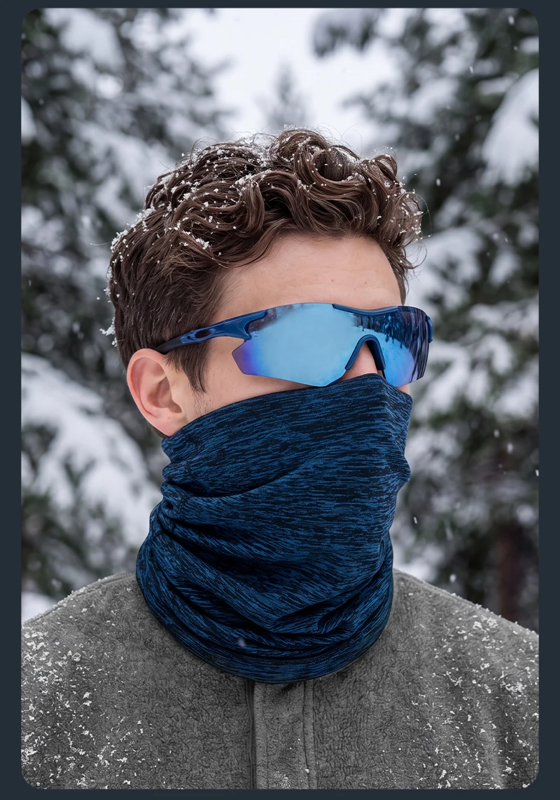 WEST BIKING Winter-Fahrradschleier Winddichte Thermische Sturmhaube Nackenwärmer für Skifahren Motorrad Atmungsaktive Fleece-Gesichtsmaske Warm – Detail 19