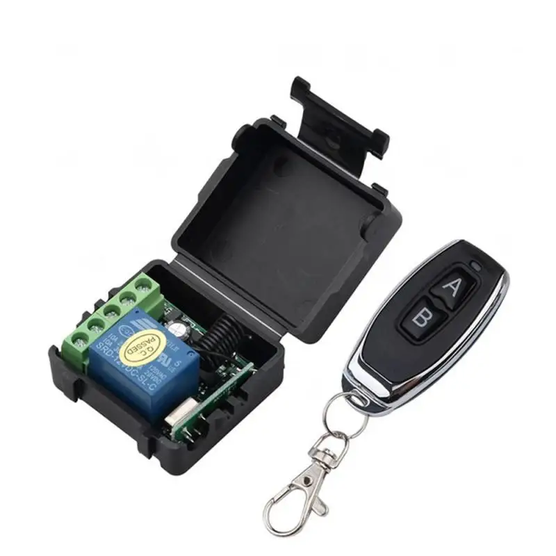 433Mhz RF Remote Control Wireless Switch DC 12V 1CH RF Relay Receiver And 2CH Transmitter For Door Electromagnetic Lock