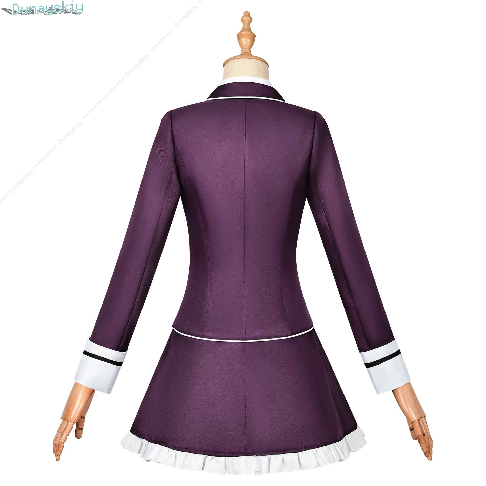 Jogo diabolik amantes komori yui cosplay traje adulto feminino casaco camisa saia terno jk uniforme escolar festa de halloween personalizado