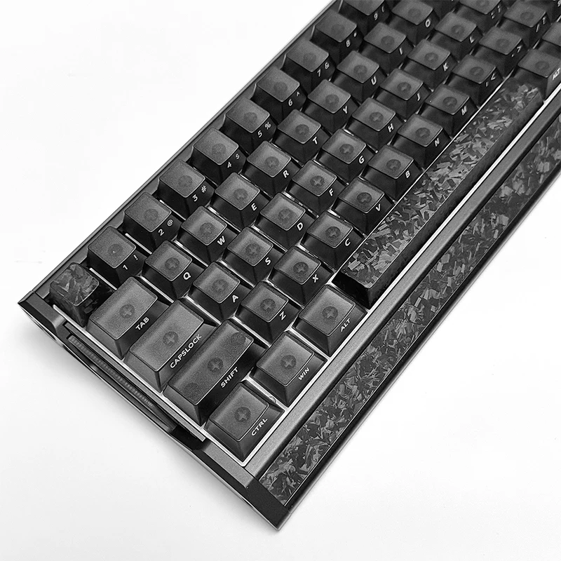 단조 카본 파이버 키캡 OEM 높이 Wooting60/Rog 마그네틱 스위치/기계식 키보드 커스터마이징 개조 액세서리