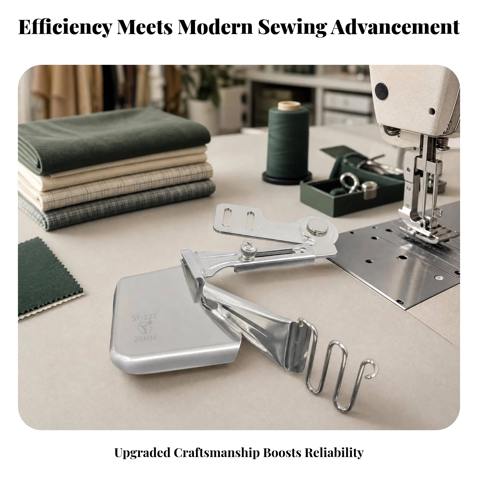 Clean Finish Bracket-and-Guide Curved Edge Binder Double-Tube Edge Binder Mounting Slot Holes