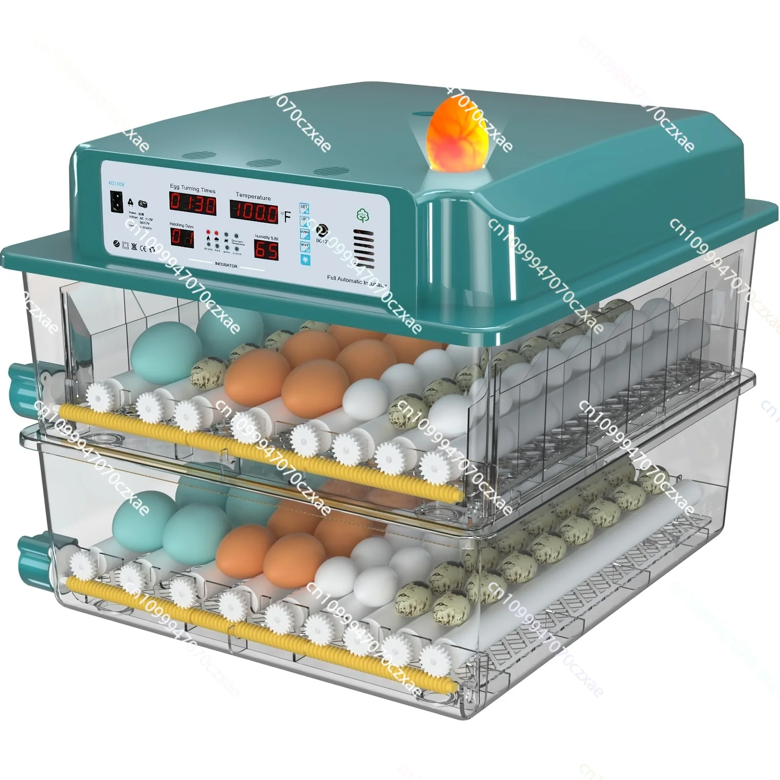 

120 Automated Chicken and Quail Egg Incubators with 5 Hatching Modes