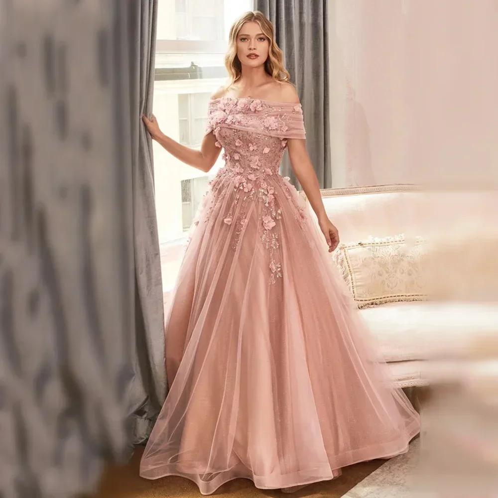 Formal Elegant Women's Dresses for Party Evening Gown Robe Long Luxury Suitable Request Prom Occasion 2025 Wedding Customized image 4