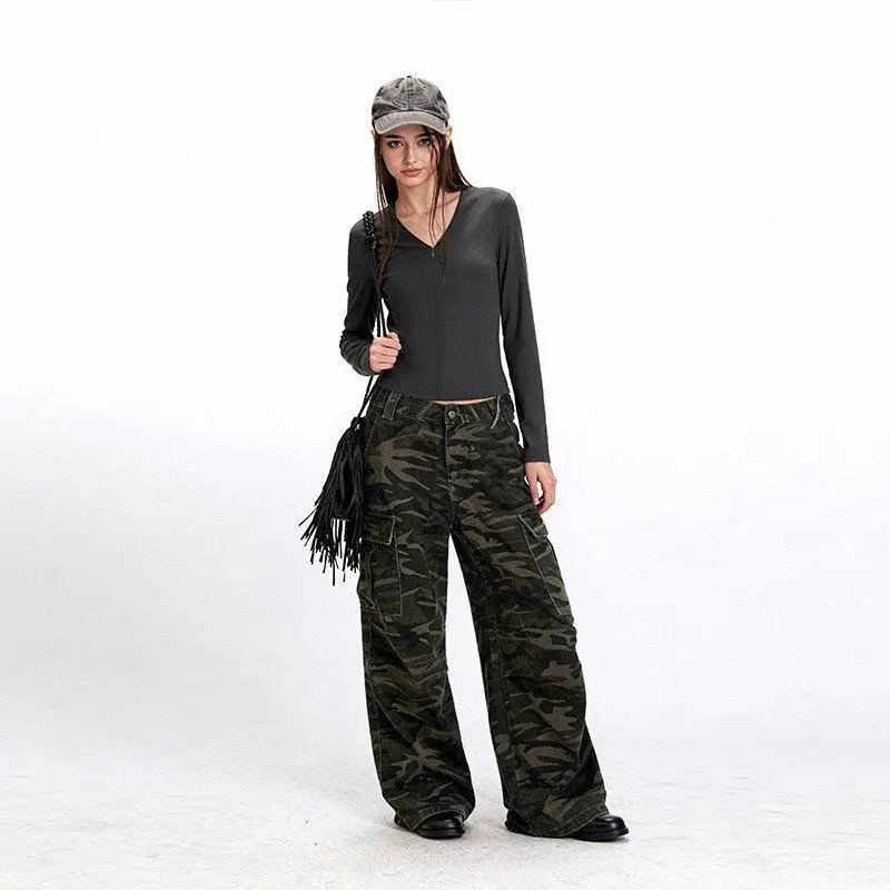 HeyHenry Top ajustado para mujer ort Sve v-ne Base irt Long Sve Commute Sle versión coreana Color Otoño Invierno