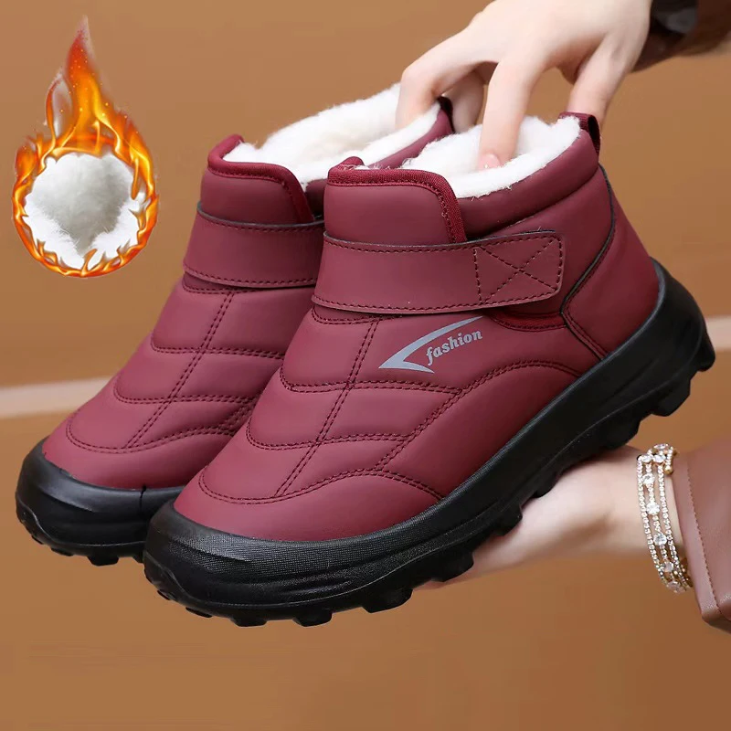 Snow Women's Boots Casual Women Booties Waterproof Ladies Shoes 2025 Trend Ankle Boots Soft Botas Mujer Women's Winter Boots