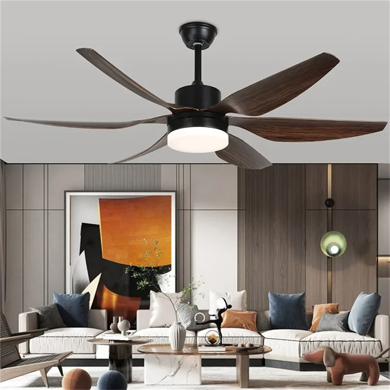 TEMAR Modern Fan Light Luxury Living Room Restaurant Bedroom Study LED Ceiling Fan Light Remote Electric Fan Light image 5