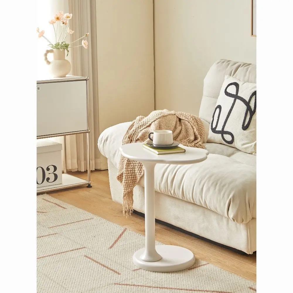 New Internet celebrity cream style creative modern simple small apartment cloud small edge few living room sofa bedroom small ta