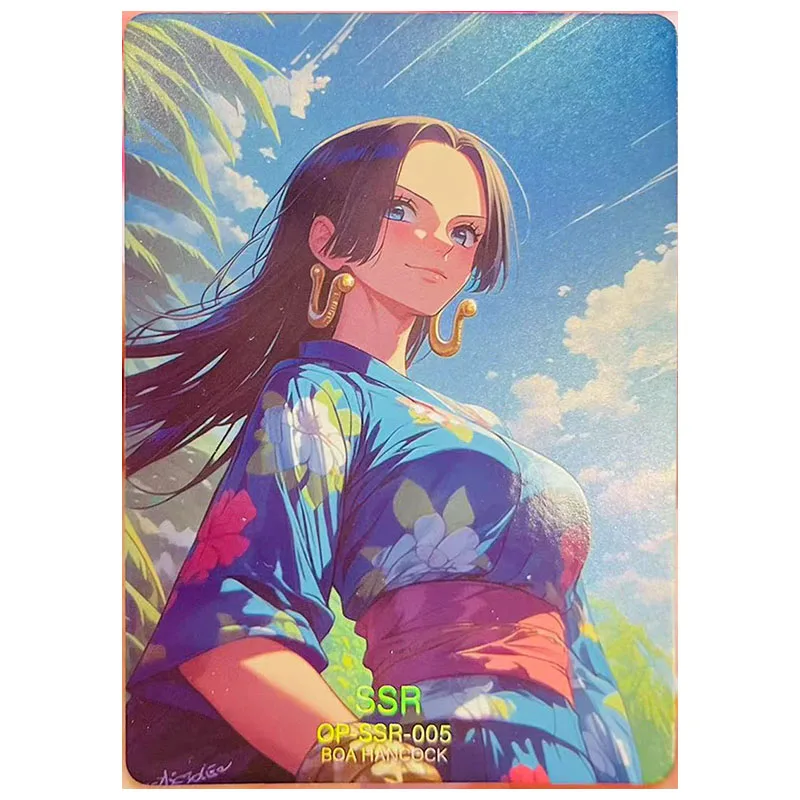 Cartes à collectionner rares, une pièce, Shanks Uta Kid Chopper Luffy Zoro Shirahoshi Hancock Law, jouets pour garçons, cadeau d'anniversaire