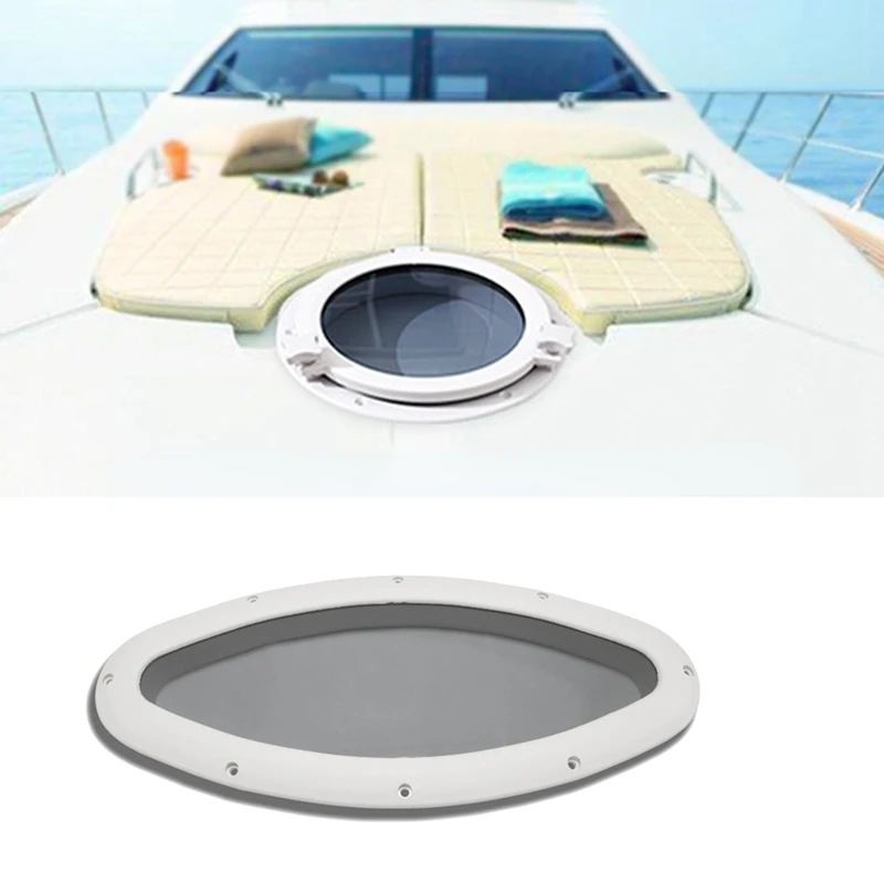 Marine Boat Yacht RV Oval Hatches Port Lights Replacement Windows Port Hole Opening Portlight