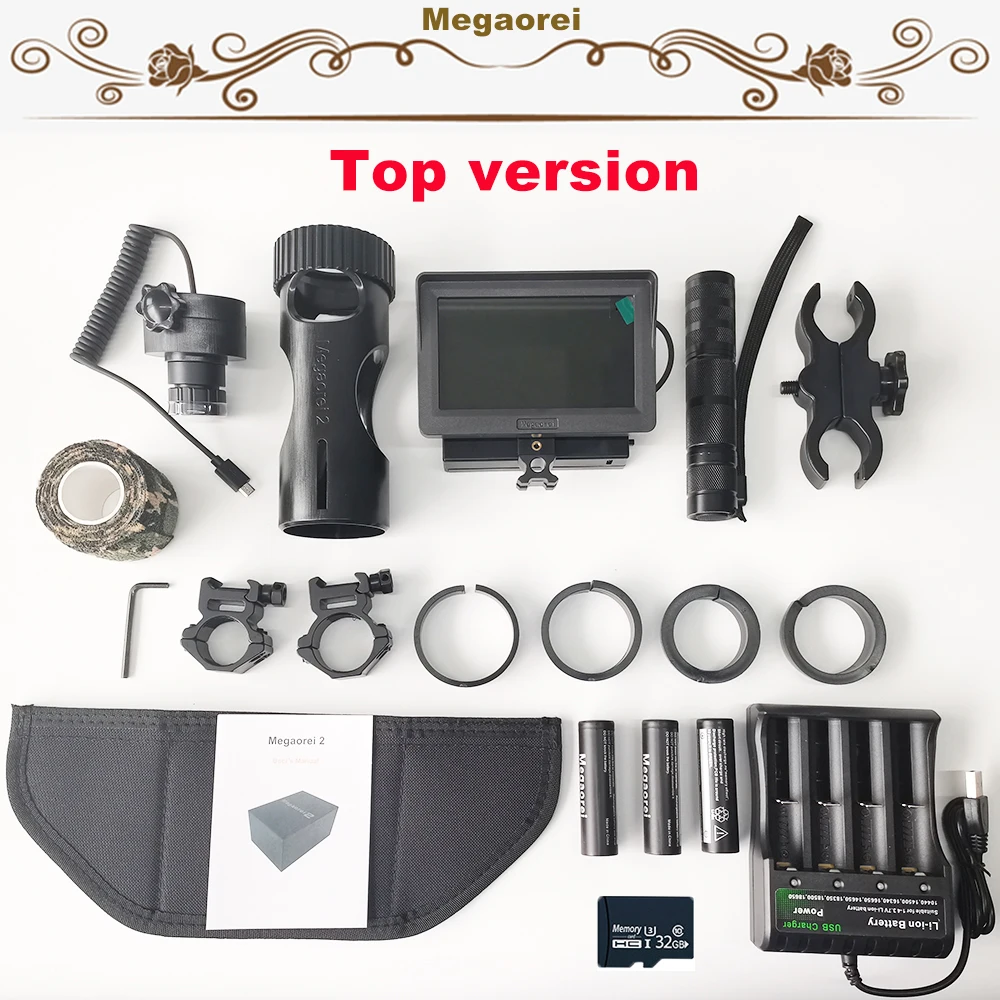 Megaorei M2A Professional Telescope Camera Kit Infrared Night Vision Monoculars for Hunting Support 39mm~49mm Rifle Scope image 3