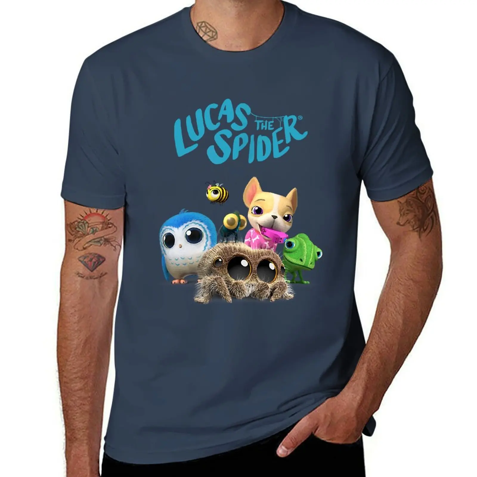 

Lucas the Spider & Friends T-Shirt, Jumping Spider Shirt, Spider Shirt, Lover Gift T-Shirt