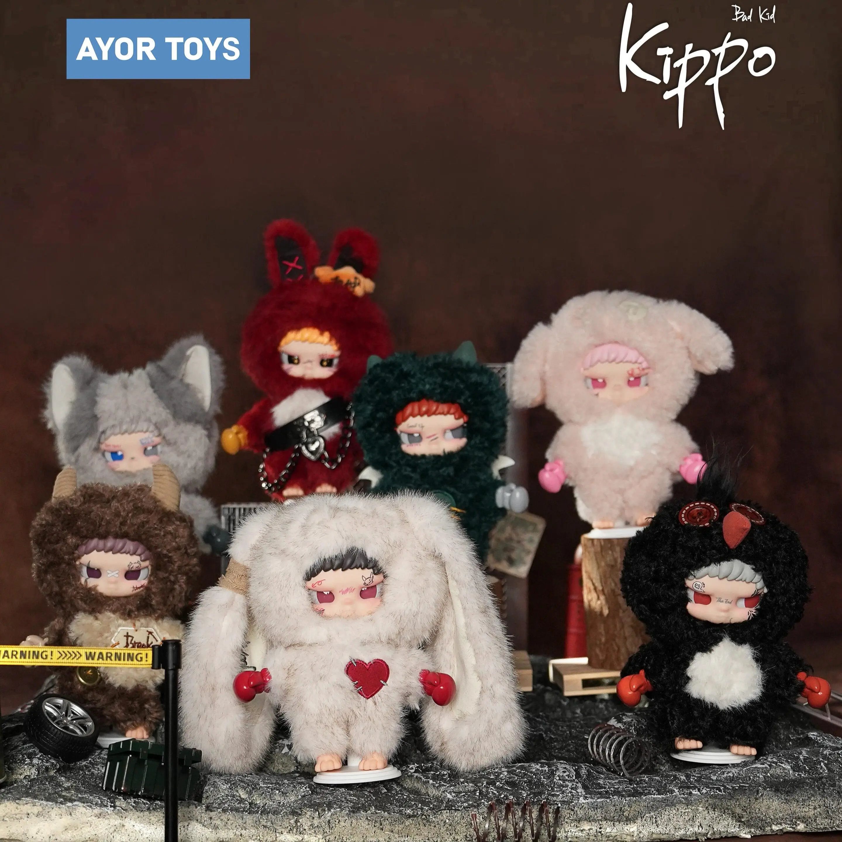 

In stock Bad Kid V2 Kippo Counterattack moment Series Blind Box Vinyl Doll Mysterious Trendy Toy Pendant Ornament Gift