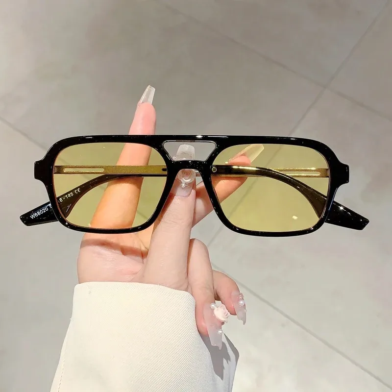 Small Vintage Square Sunglasses Women Brand Designer Mirror Sun Glasses Female Fashion Retro Leopard Frame Blue Oculos De Sol image 5