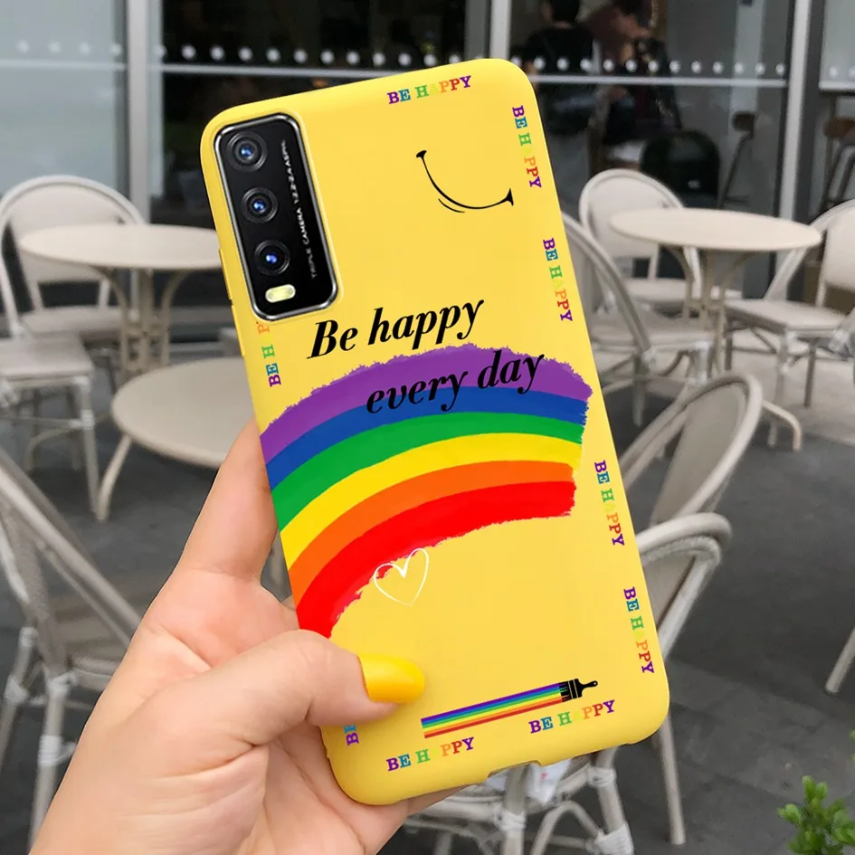 For Vivo Y11s Case For Vivo Y12s V2026 V2028 Phone Case Luxury Painted Silicon Soft Back Cover For Vivo Y20 Y20i Y20s Y20g Coque